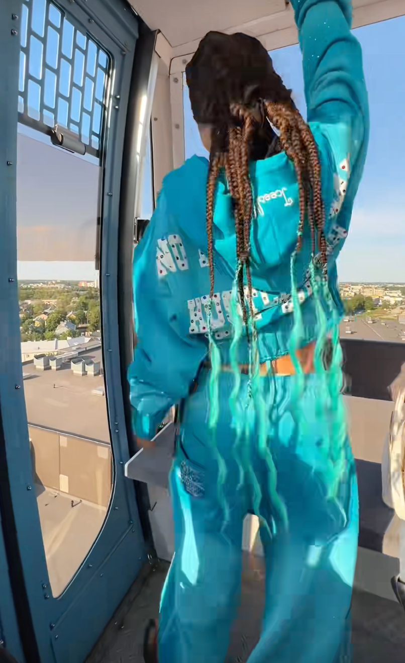 Bedazzled Sky Blue Tracksuit™