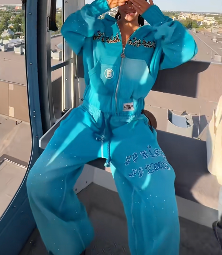 Bedazzled Sky Blue Tracksuit™