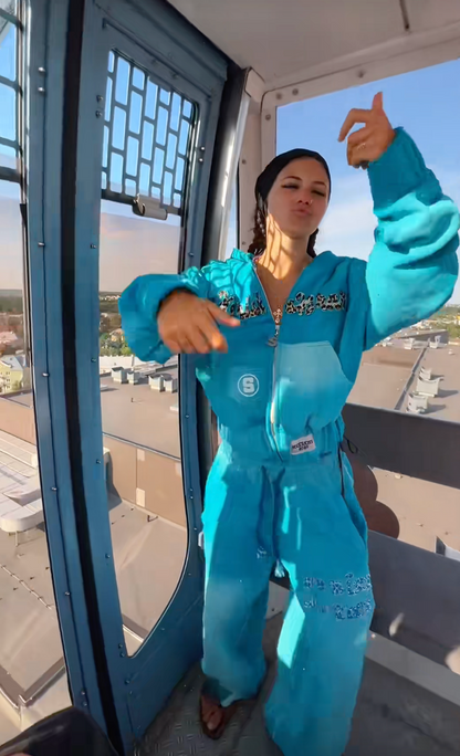 Bedazzled Sky Blue Tracksuit™